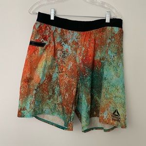 Reebok CrossFit Multicolor Shorts Sz L